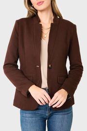 Notch Collar Blazer