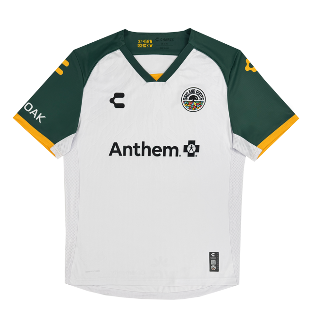 Unisex Oakland Roots SC 2025 Second Kit ft. Anthem Blue Cross
