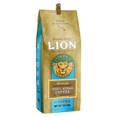Hawaiian Lion 24k Gold Roast 100% Kona Coffee