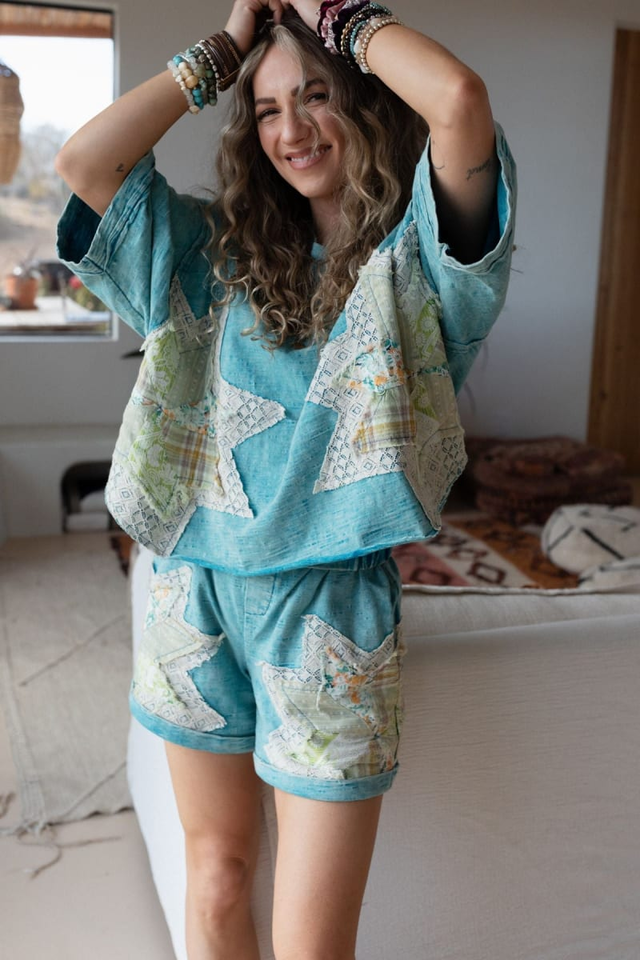 Meadow Mosaic Set - Blue