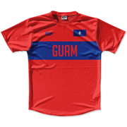Ultras Guam Flag Finish Line Running Cross Country Track Shirt Made In USA - Red