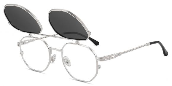 Unisex full frame Metal eyeglasses | Firmoo.com