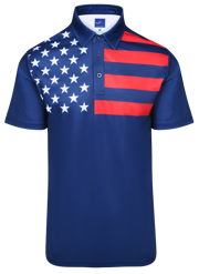 Liberty Mens Golf Polo Shirt by ReadyGOLF