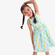 Clearance kids woven tank sundress in cutout pears