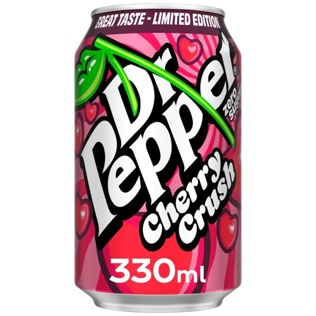 Dr Pepper Cherry Crush Zero Sugar (Limited Edition) - 11.16fl.oz (330ml)