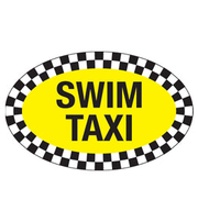 I Love To Swim Swim Taxi Magnet