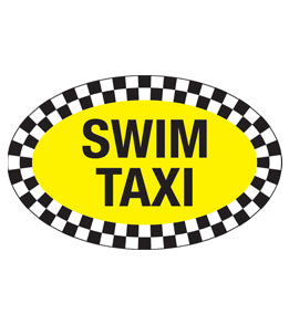 I Love To Swim Swim Taxi Magnet