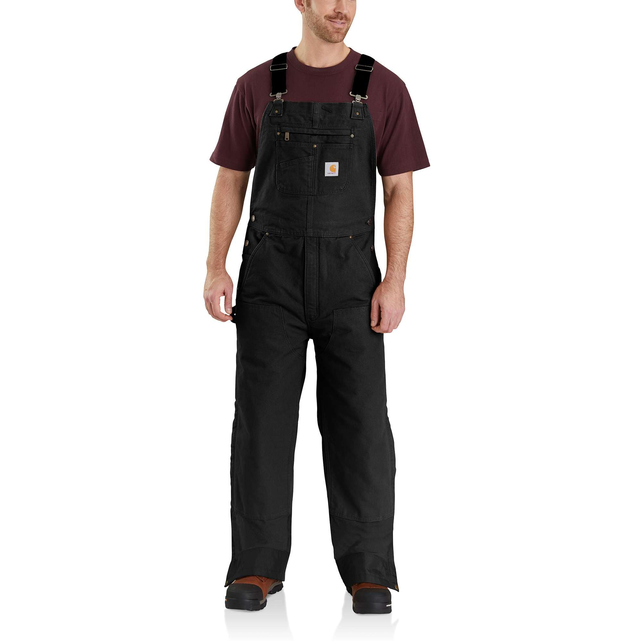 Men's Insulated Bib Overall - Relaxed Fit - Duck - 3 Warmest Rating