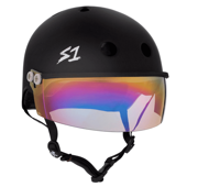 Matte Black Visor Helmet by S1