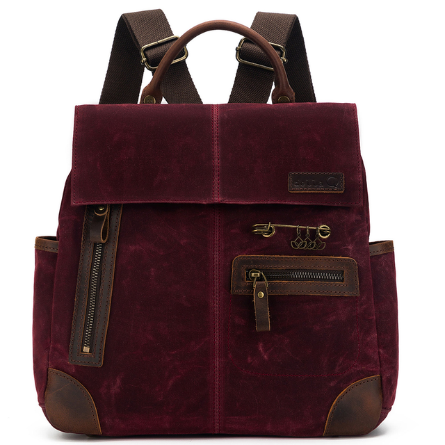 della Q Maker's Midi Backpack - Red