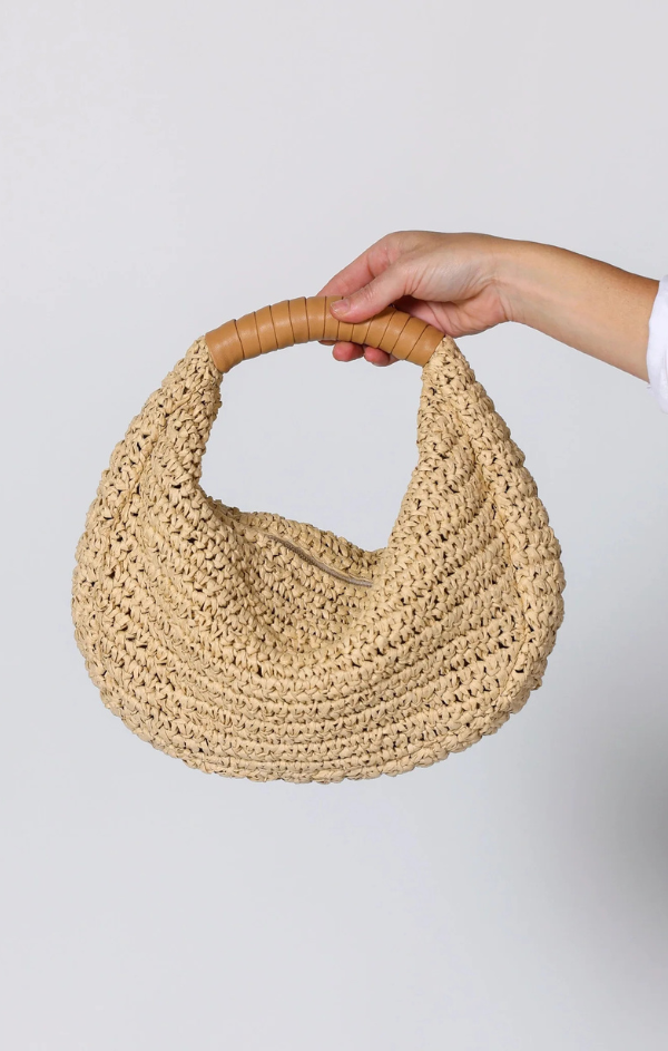 Julia Raffia Hobo