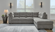 Modern Heritage Marleton 2-Piece Fabric Full Sleeper Sectional with Chaise