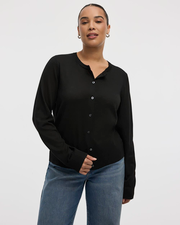 Crew-Neck Cardigan - R Essentials