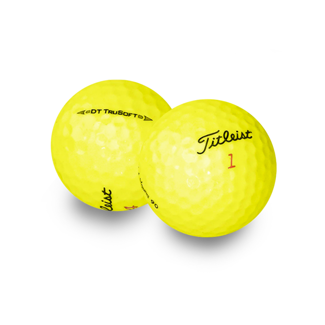 Used Titleist Yellow Mix Golf Balls - 1 Dozen