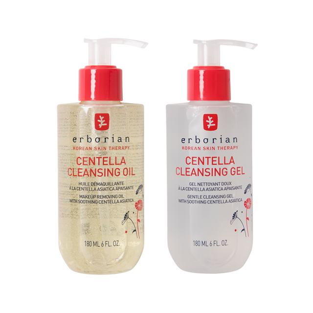 Korean Double Cleansing Duo — oil & gel cleanser