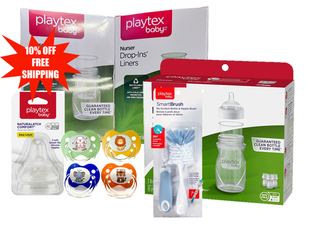 Playtex Baby Essential Bundle: The Original Binky & More!