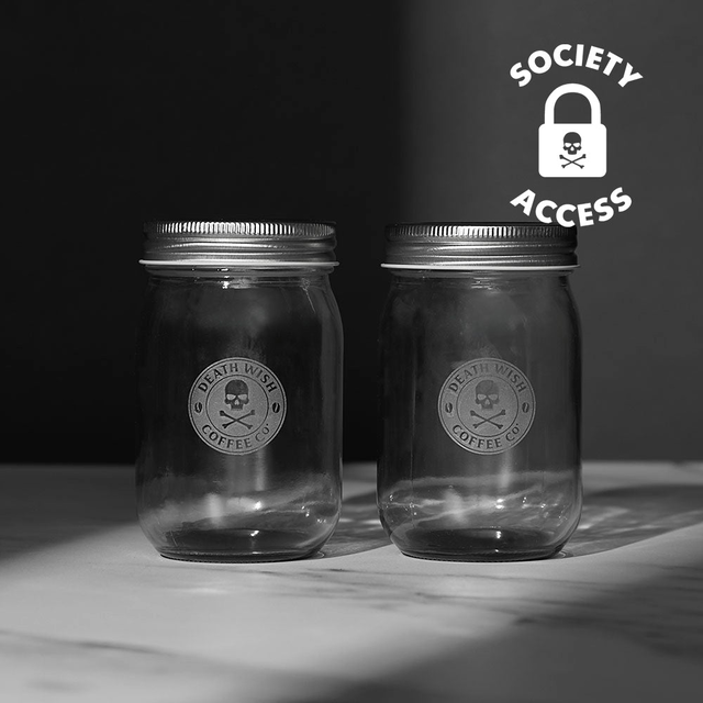 Coal Brew Mason Jar Set