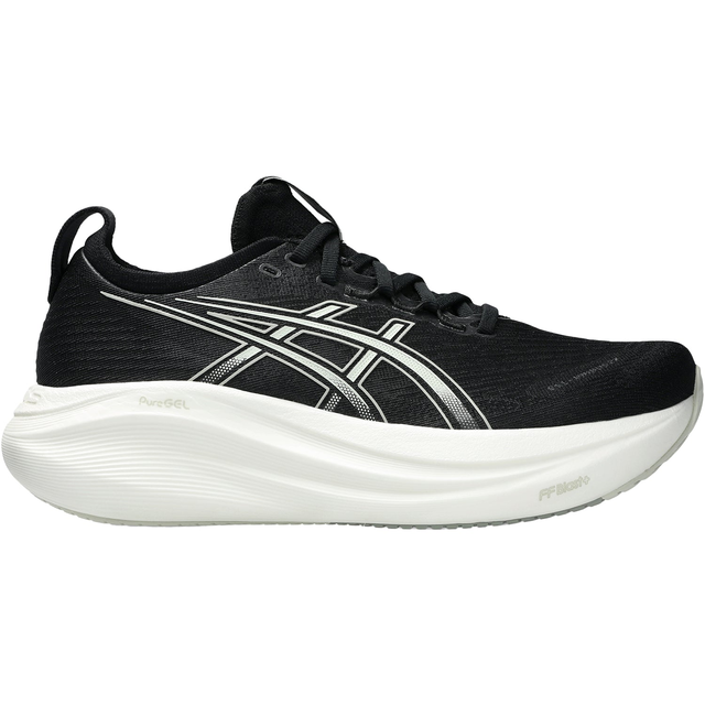 Women’s ASICS Gel Nimbus 27 Black/Lake Grey (Neutral Support)