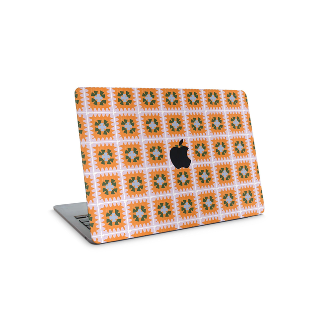 Granny Square MacBook Skin + Case