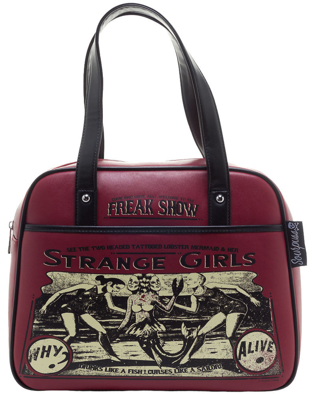 SOURPUSS STRANGE GIRLS BOWLER PURSE ---- retired ---- 8/1/2019