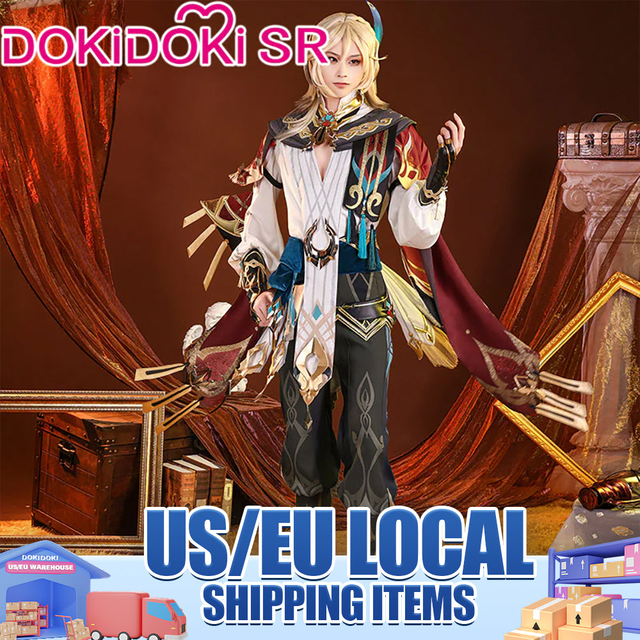 【US/EU LOCAL SHIPPING 】【Size S-3XL 】DokiDoki-SR Game Genshin Impact Cosplay Kaveh Costume
