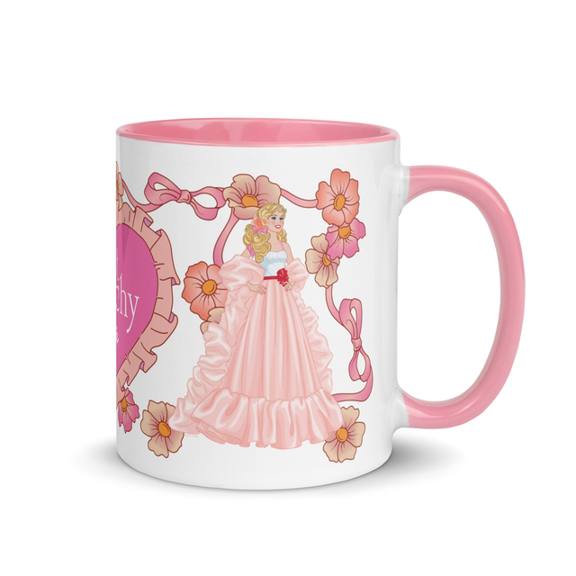 Barbie Peaches 'n Cream White Mug