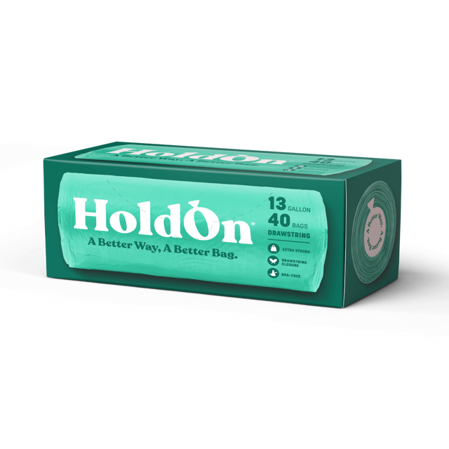 HoldOn Compostable Tall Kitchen Trash Bags