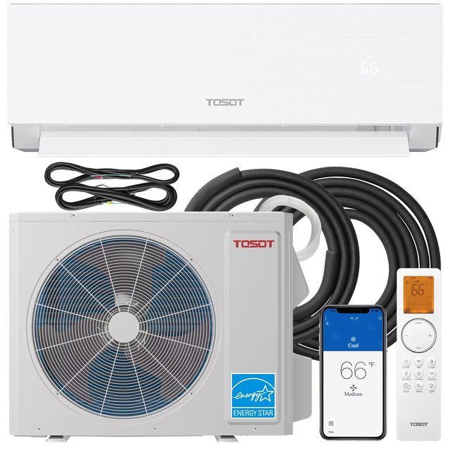 Aoraki 24.5 SEER2 24,000 BTU Heat Pump Mini Split AC w/ERV System