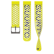 Suunto 22mm Athletic 5 Silicone Strap Lemon Yellow  S+M