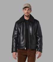 Cadman Faux Shearling Aviator Jacket
