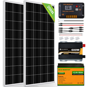 200W 12V  Complete Off Grid Solar Kit