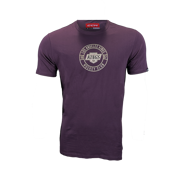 LA Kings Purple Circle Logo Hockey Short Sleeve Shirt