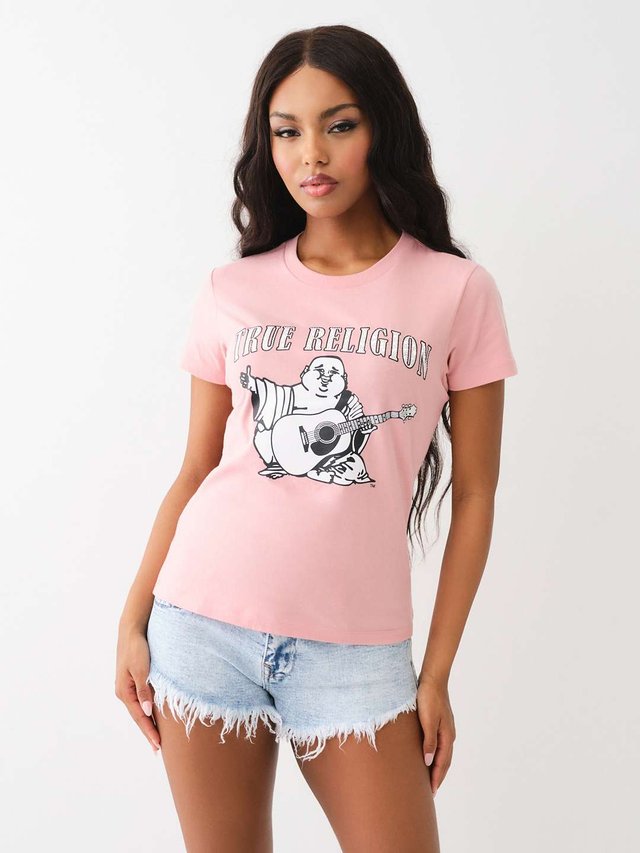 CRYSTAL BUDDHA LOGO TEE