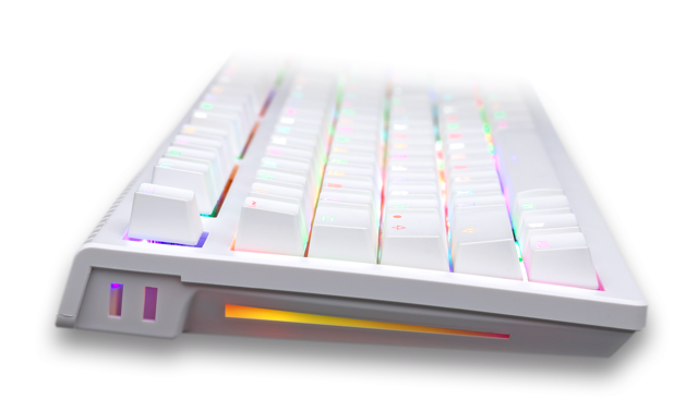 Ducky Shine 6 Golden White RGB LED Double Shot PBT Mechanical Keyboard