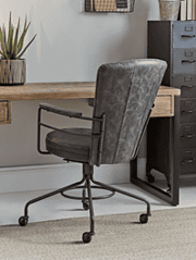 Industrial Style Office Chair - Grey