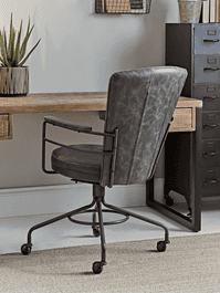 Industrial Style Office Chair - Grey