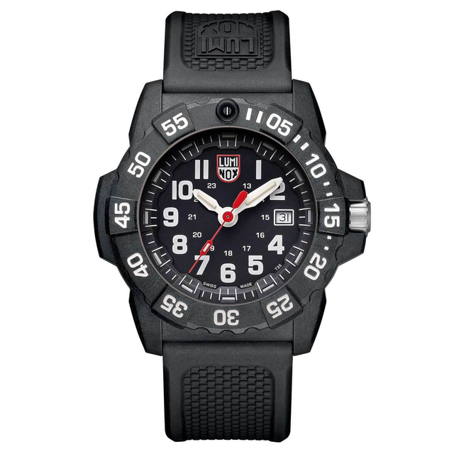 Luminox Navy Seal 3500 Men's Black Strap Dive Watch | 3501