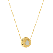 Opal Moon Necklace