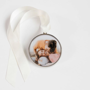 "Round and Round" - Customizable Foil-pressed Holiday Cards in White by Jessica Williams.