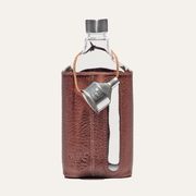 Glass Leather Flask 375Ml