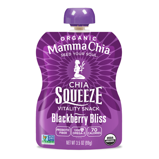 Blackberry Bliss Organic Chia Squeeze