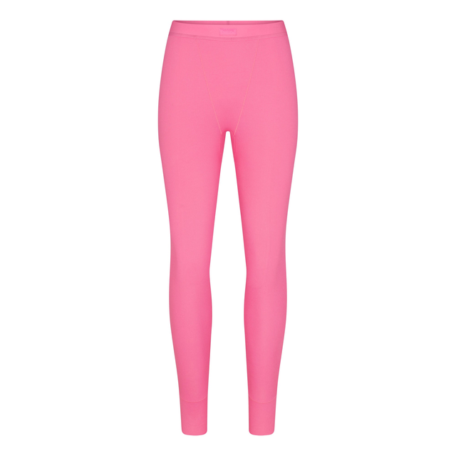 COTTON RIB LEGGING | BUBBLE GUM