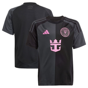 Youth Inter Miami CF  adidas Black 2025 The Fortitude Kit Replica Jersey