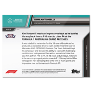 Kimi Antonelli - 2025 Formula 1® Topps NOW® Karte 14
