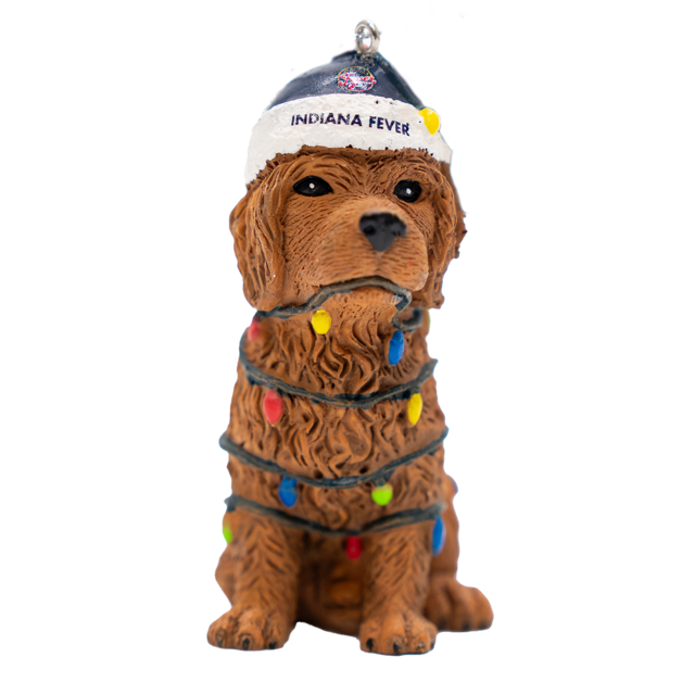 Indiana Fever Dog With Lights Ornament in Red by FOCO