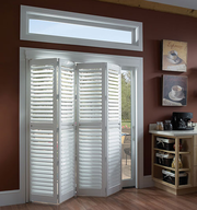 Blindsgalore Faux Wood Bi-Fold Shutters: 2 1/2" Louvers