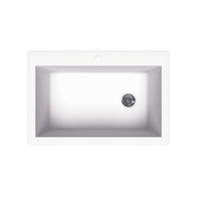 22 x 33 Granite Drop in Single Bowl Sink