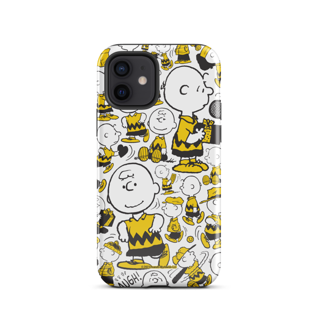 Peanuts Charlie Brown Pattern Tough Phone Case - iPhone
