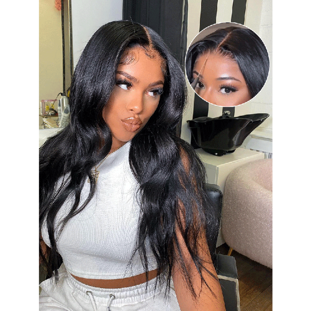 Glueless 5*7 Ready To Go Wigs Body Wave 5s Easy Go 2024 New -- Pre Cut Pre Plucked Pre Bleached Mini Knots