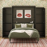 Her Majesty Murphy Bed Combo with 2 Storage Wardrobes